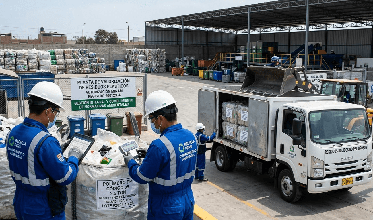Planta de procesamiento y reciclaje de plásticos DJPLAS S.A.C. en Puente Piedra, Lima